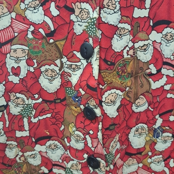 Westbury Men's Santa Claus Vest    Size XL - Picture 3 of 9